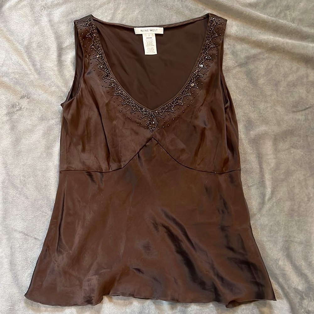 Nine West Silk Tank